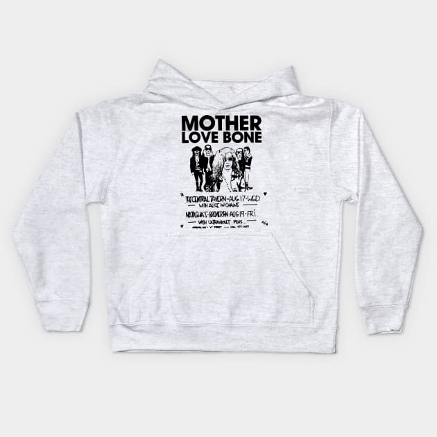 Mother-Love-Bone Kids Hoodie by forseth1359